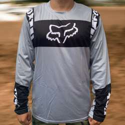Moto kros dres mod.004 FOX sivo - crni