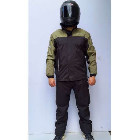 VRHUNSKO VODOOTPORNO KIŠNO ODELO CRNO - ZELENO (15.000 mm) + Poklon Dry Bag!