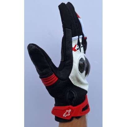 Moto rukavice Alpinestars SMX-R crveno bele