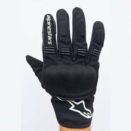 Moto rukavice Dainese platno crno - crvena 