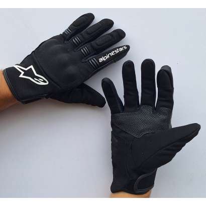 Moto rukavice Dainese platno crno - crvena 