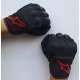 Moto rukavice Alpinestars Copper crne sa crvenim znakom