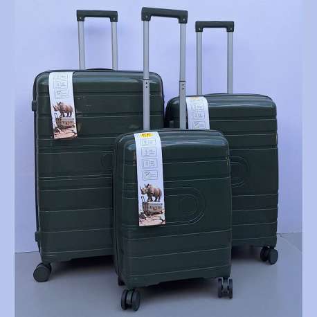 Set Kofera 3u1 Polipropilen PP095 zeleni