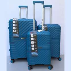 Set Kofera 3u1 Polipropilen P06 petrolej