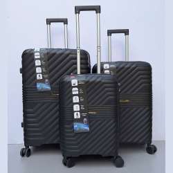 Set Kofera 3u1 Polipropilen P06 crni
