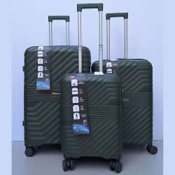Set Kofera 3u1 Polipropilen P06 maslinasti
