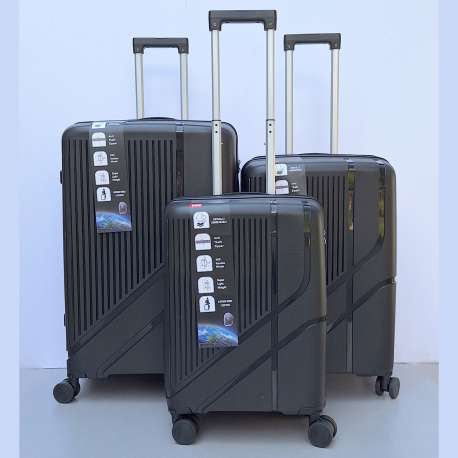 Set Kofera 3u1 Polipropilen PP701 crni