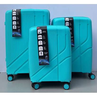 Set Kofera 3u1 Polipropilen PP701 tirkiz