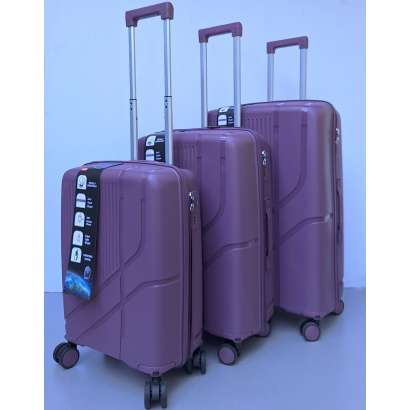 Set Kofera 3u1 Polipropilen PP701 tamno ljubičasti