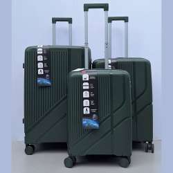 Set Kofera 3u1 Polipropilen PP701maslinasti