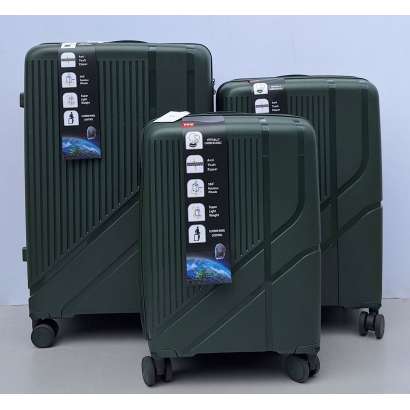 Set Kofera 3u1 Polipropilen PP701maslinasti