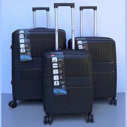 Set Kofera 3u1 Polipropilen PP001 crni