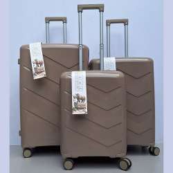 Set Kofera 3u1 Polipropilen PP102 zlatni