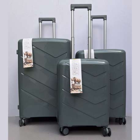 Set Kofera 3u1 Polipropilen PP102 sivi