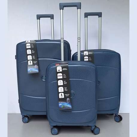 Set Kofera 3u1 Polipropilen PP157 teget