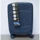 Set Kofera 3u1 Polipropilen PP157 teget