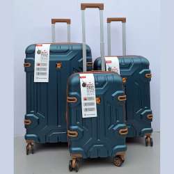 Premijum polikarbonat set kofera3u1 P025 tamno zeleni