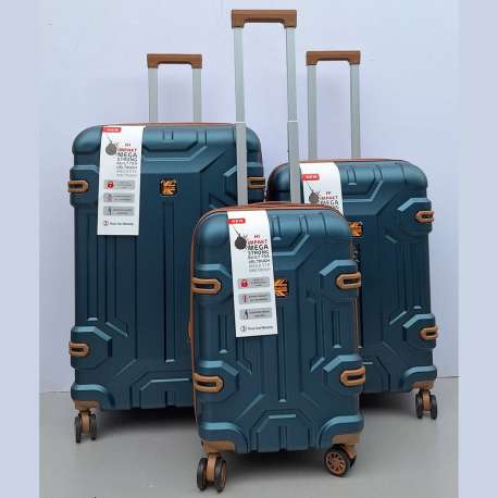 Premijum polikarbonat set kofera3u1 P025 zeleni