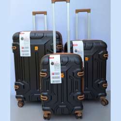 Premijum polikarbonat set kofera3u1 P025 crni