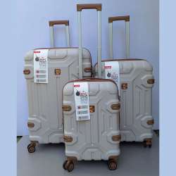 Premijum polikarbonat set kofera3u1 P025 krem