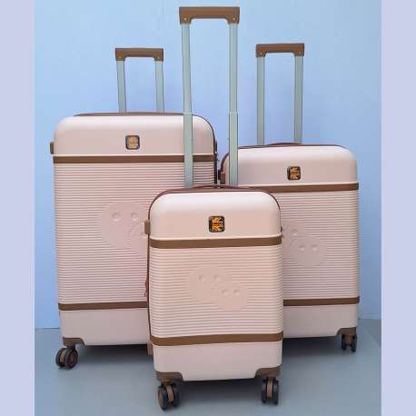 Premijum polikarbonat set kofera3u1 P027 roze