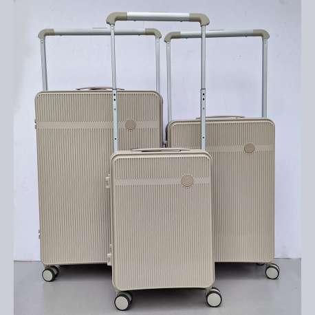 set kofera 3u1 mod.807-široka ručka krem