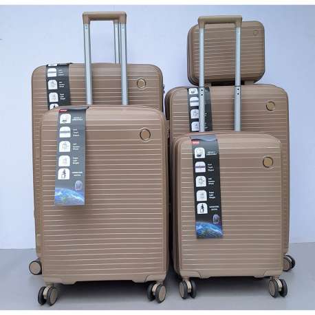 Set Kofera 5u1 Polipropilen PP166 zlatni