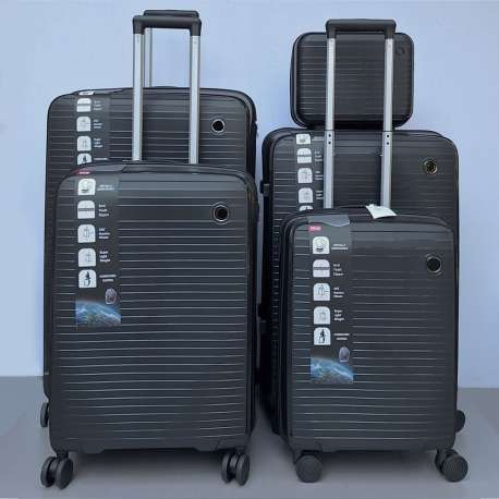 Set Kofera 5u1 Polipropilen PP166 crni