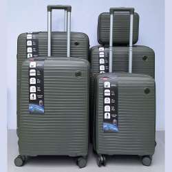 Set Kofera 5u1 Polipropilen PP166 maslinasti