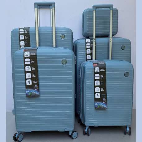 Set Kofera 5u1 Polipropilen PP166 svetlo plavi