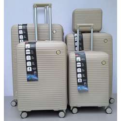 Set Kofera 5u1 Polipropilen PP166 krem