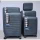 Set Kofera 5u1 Polipropilen PP166 tamno sivi