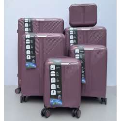 Set Kofera 6u1 Polipropilen PP801 tamno ljubičasta