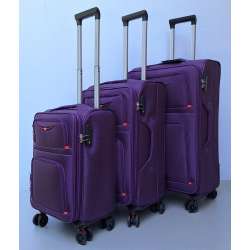 Koferi set 3u1 PLATNO 119 crveni