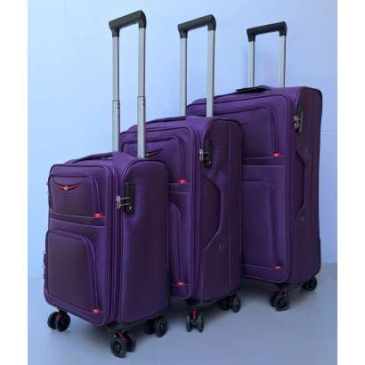 Koferi set 3u1 PLATNO 119 crveni