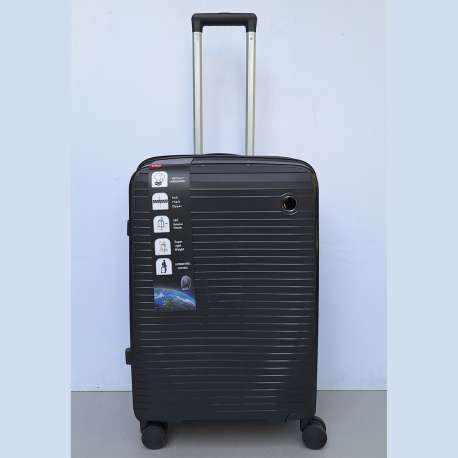 EXTRA VELIKI KOFER POLIPROPILEN PP166 crni