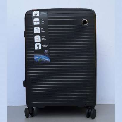 EXTRA VELIKI KOFER POLIPROPILEN PP166 crni