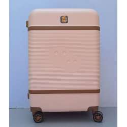 Srednji kofer polikarbonat  P027 roze